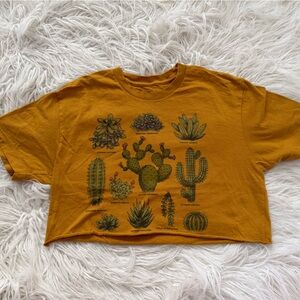 Mustard Cactus Graphic Tee